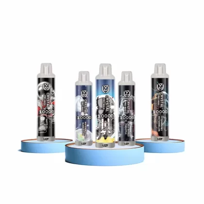 UZY Crystal Pro Max 10000 Puffs 10K Disposable Vape 15.0ml - Random Flavors(fast Delivery), 01.Peach Mango Pineapple; 3-nicotine, 5-nicotine
