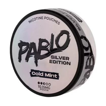Cold Mint Silver Edition Nicotine Pouches by Pablo
