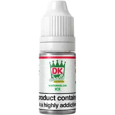 WATERMELON ICE NICOTINE BAR SALT E LIQUID BY DONUT KING 10ML 50VG