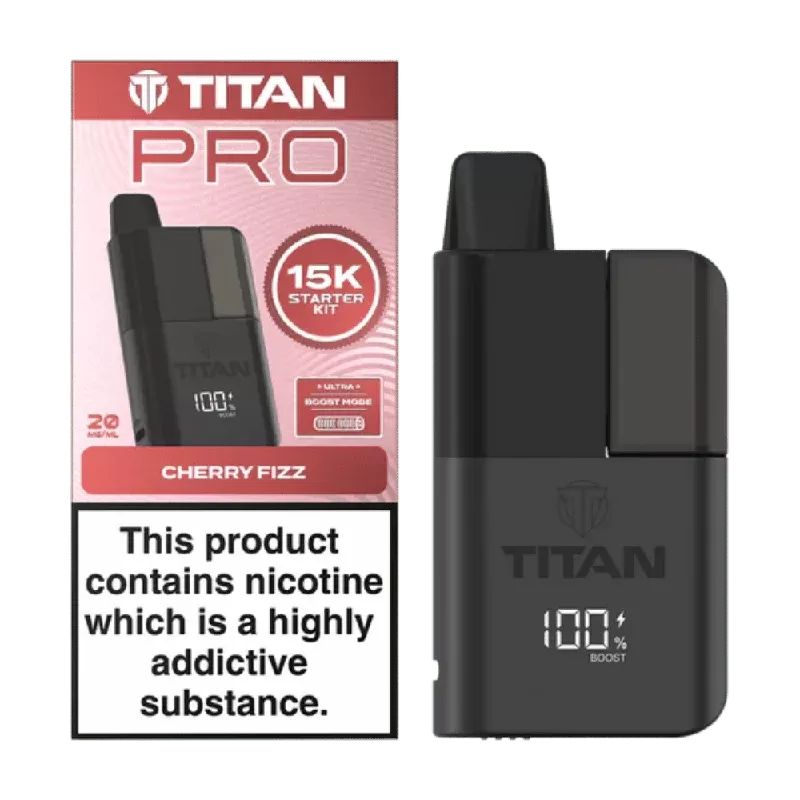Titan Pro 15K Prefilled Pod Kit Cherry Fizz