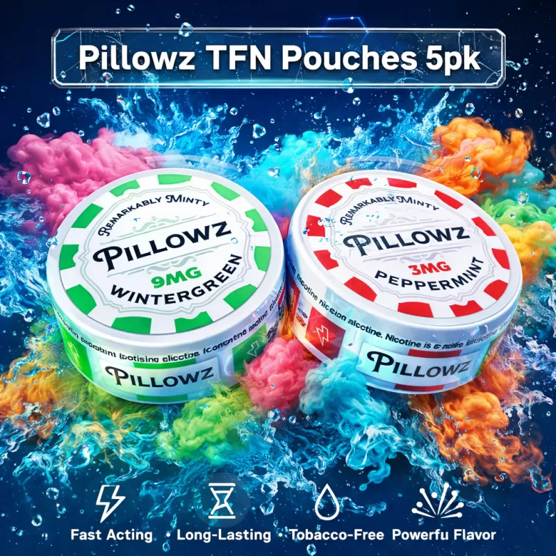 Pillowz TFN Pouches 5pk - Sour Blueberry / 3mg