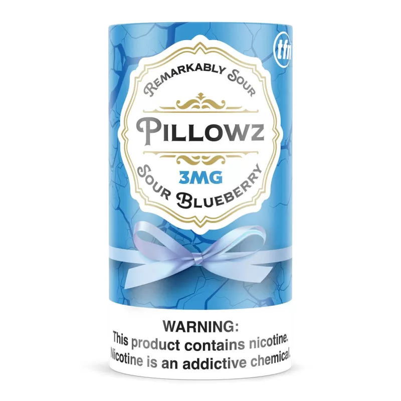 Pillowz TFN Pouches 5pk - Sour Blueberry / 3mg - Image 2
