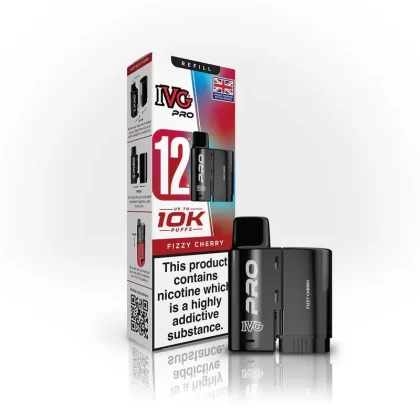 IVG Pro Zero Nicotine Fizzy Cherry Refill - Nicotine Strength#0mg