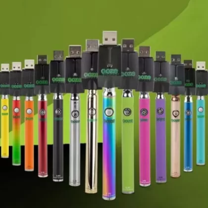 OOZE Slim Pen Twist Battery With USB Smart Charger - Sapphire Blue