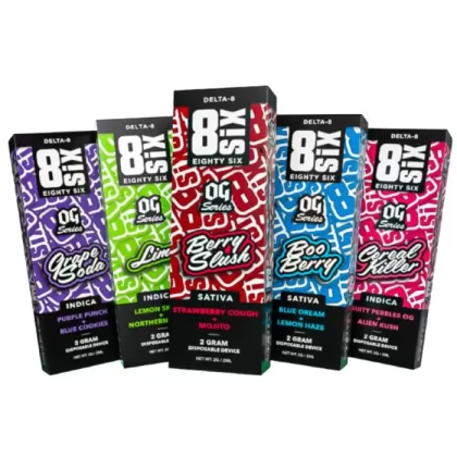 Eighty Six Delta 8 Disposable Vape 2G