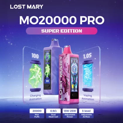 Lost Mary MO20K MO20000 Pro "SUPER EDITION" Disposable Device - 20000 Puffs