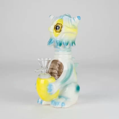 7″ Vintage Cyclops Monster Shape Ceramic Bong