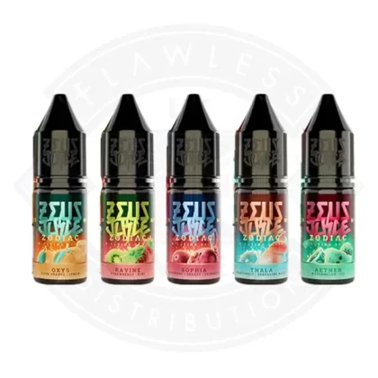 Zeus Juice Zodiac Salts (5mg) 10ml - Flavours#Aether>Axe>Cora>Crius>Electra>Glaucus>Gorgon>Nemesis>Okeanos>Oxys>Ravine>Sophia>Thala