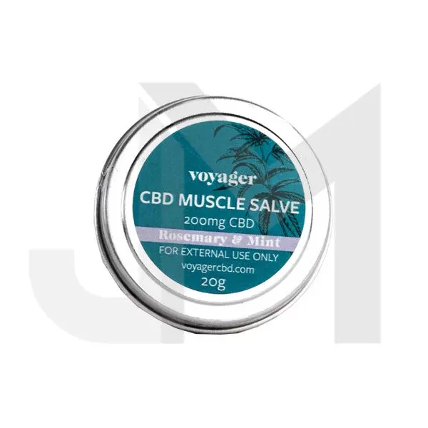 Voyager 200mg CBD Rosemary & Mint Muscle Salve – 20g
