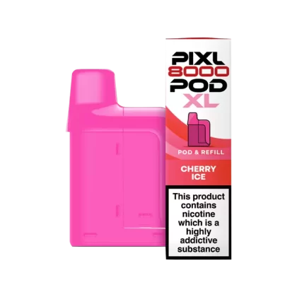 Cherry Ice Pixl 8000 Refill Pack - 20 mg - Vape Product (9FDFBA)