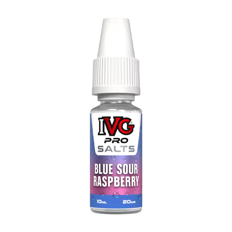 Blue Sour Raspberry Nic Salt by IVG Pro - 10ml - Vape Product, Vape Product