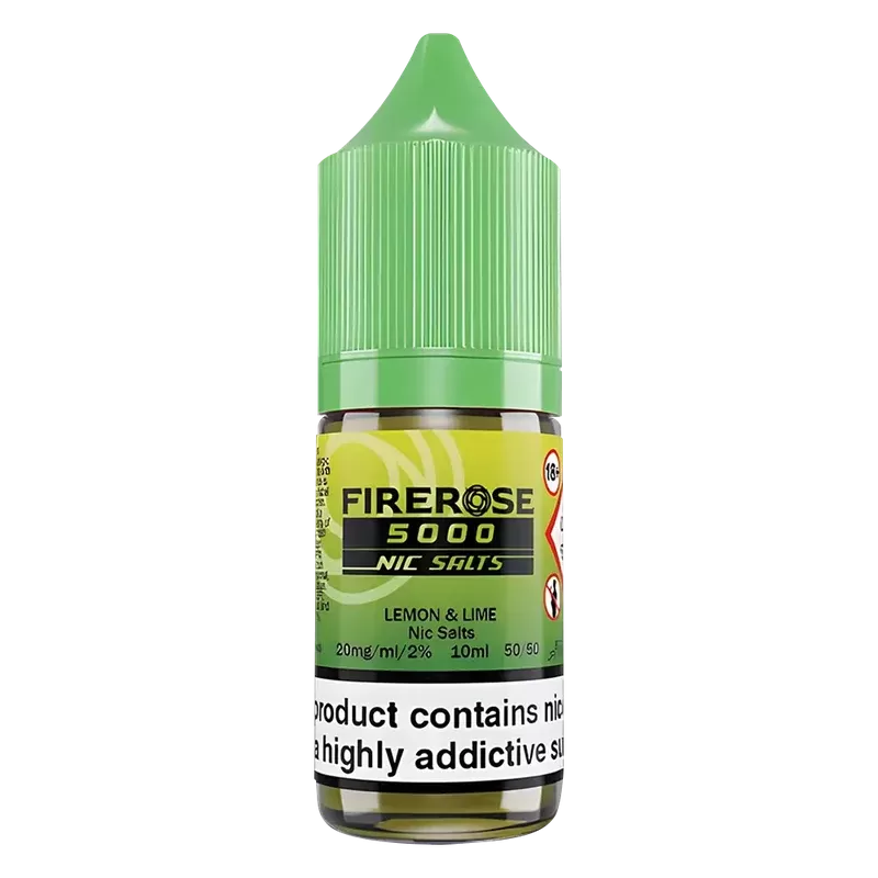 Lemon Lime Elux Firerose 5000 Nic Salt Vape Juice