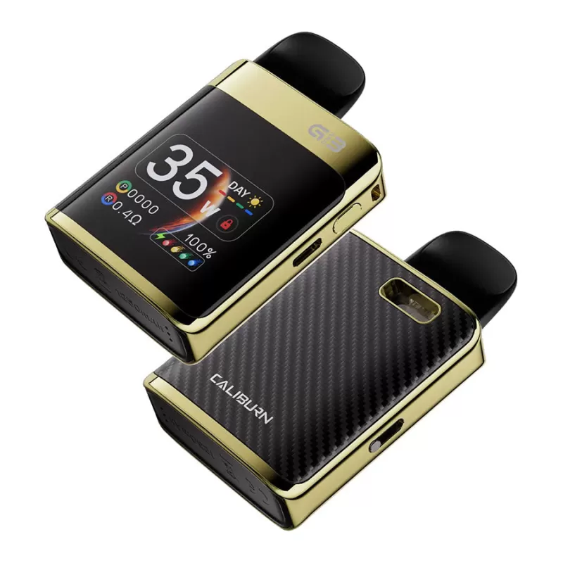 UWell Caliburn G3 Pro Koko Pod Vape Device - G3 Pro Koko Luxury Gold - Image 3