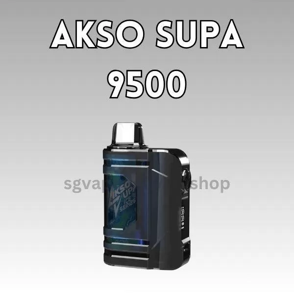 Akso Supa 9500 Puffs - Ice Cream Cake - Sgvapedeliveryshopsecure
