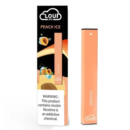 Cloud Bar Disposable Vape Long Lasting & Convenient (Peach Ice)