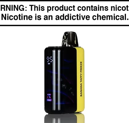 Vapepie Galactic Gleam 35K Puffs Disposable – 20mL - Banana Taffy Freeze, Berry Ice