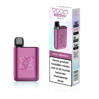 Voom Pod Mod Starter Kit – Mix Berry Ink. – Startpaket