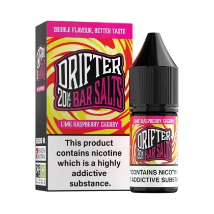 Lime Raspberry cherry By Drifter Bar Salts 10ml - Nicotine Strength#20mg (Salt)>10mg (Salt)>5mg (Salt) (4EBB85)