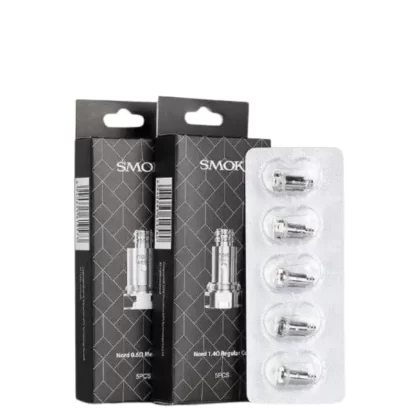 SMOK Nord Replacement Coils – Regular/Mesh/Mesh MTL/Regular DC - Vape Co