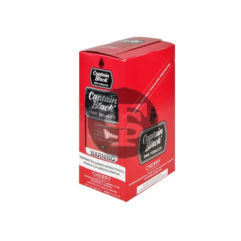 Captain Black Cherry Pipe Tobacco 5 Pockets of 1.5 oz.