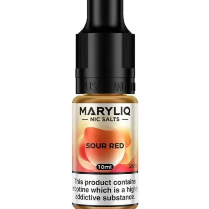 Lost Mary Maryliq Sour Red Nic Salt Vape Juice - Strength