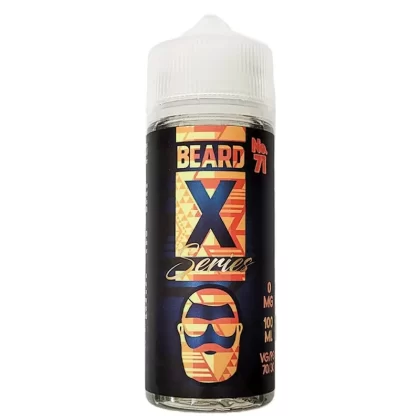 NO.71 X SERIES SWEET & SOUR PEACH E LIQUID BY BEARD VAPE CO 100ML 70VG