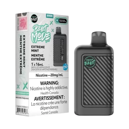 Beast Mode 8K Extreme Mint Iced Disposable Vape