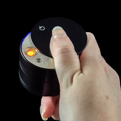 D&J Grinders 3 Piece Grinder with Built-In Coil Lighter