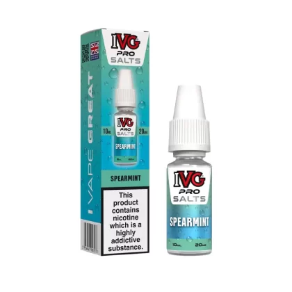 Spearmint Nic Salt E-Liquid by IVG Pro - 20 mg - High Strength
