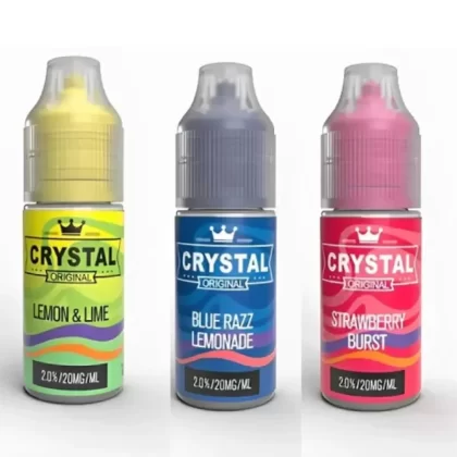 SKE Crystal Nic Salt E-Liquid - Pack of 10 - Pink Lemonade / 20mg