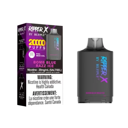 Level X Ripper - Bomb Blue Razz Ice, Hyper Ice (97E8E0)