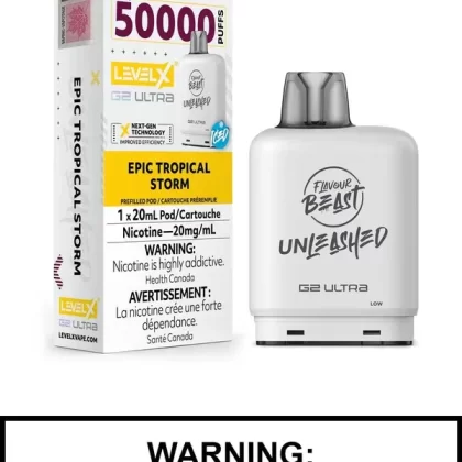 Epic Tropical Storm Iced Flavour Beast Unleashed Level X Ultra Pods