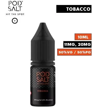Virginia Nic Salt E Liquid by Pod Salt Core - 20mg