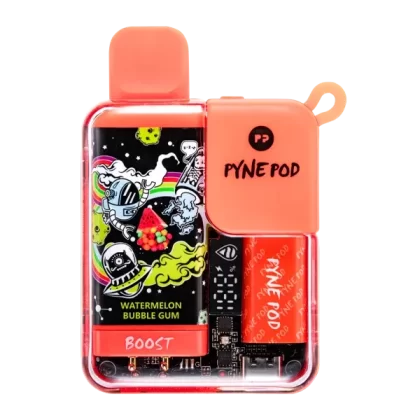 Watermelon Bubblegum Pyne Pod Boost 8500 - Site#VAP~Nicotine#50mg~Size#Single>5 Pack