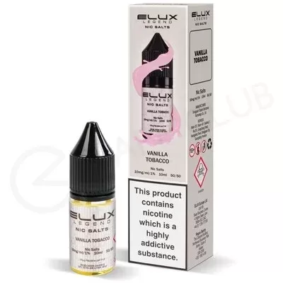 Vanilla Tobacco Nic Salt E-Liquid by Elux Legend - Ecigpremium