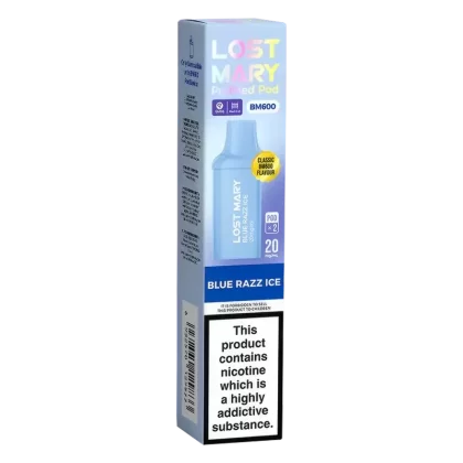 Lost Mary BM600 Blue Razz Ice Prefilled Pods - Ecigpremium