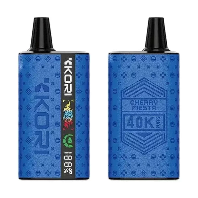 Kori Pocket 40K Disposable Vape - flavors#Blue Razz Lemonade>Cherry Cola>Double Apple>Grape Ice>Lemon Mint (53D1F1)