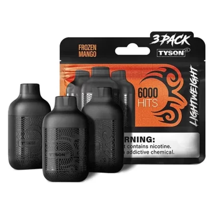 FROZEN MANGO TYSON 2.0 VAPE Lightweight 3 Pack