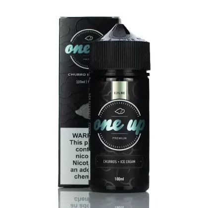 One Up Premium E-liquids - Churro and Ice Cream - 100ml - 6mg