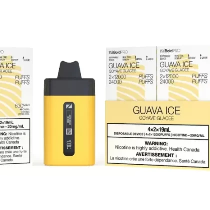 ZBOLD PRO Disposable Vape – Zpods – 24K Puffs Combo – Guava Ice