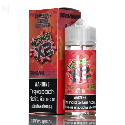NOMS X2 E Liquid- Cherry Lime Ginger - 120mL - 6mg