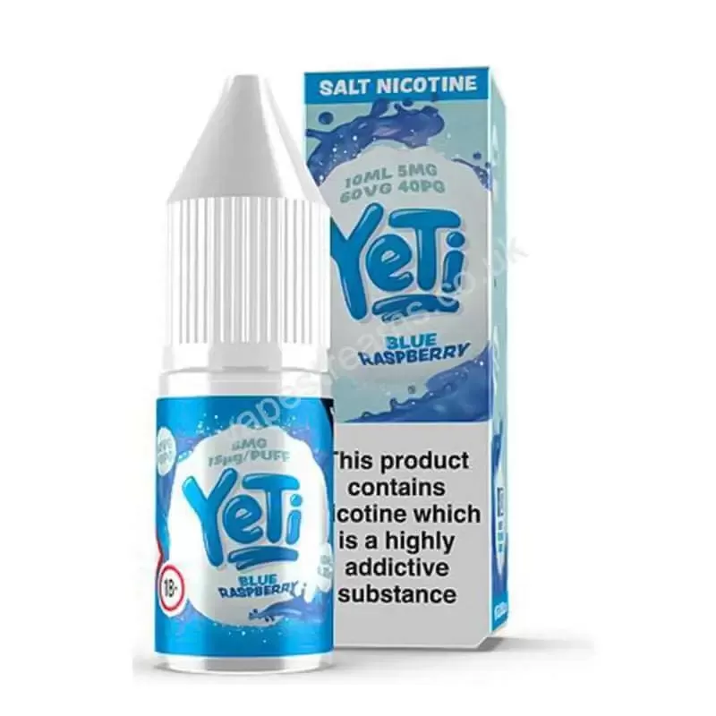 Blue Raspberry Nicotine Salt E-Liquid by YeTi Salts - Vapestreams Co