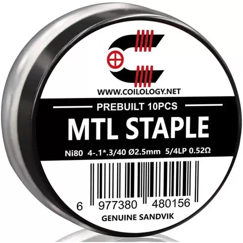 Coilology Prebuilt Sandvik MTL Staple Coils
