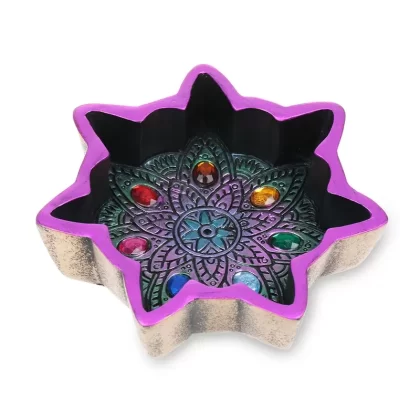 Fantasy Ashtray- Chakgra With Stones - Vape Store
