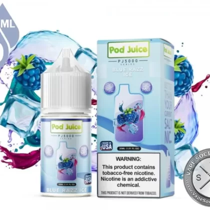Blue Razz Ice Pod Juice Bar Edition Salt 30ml