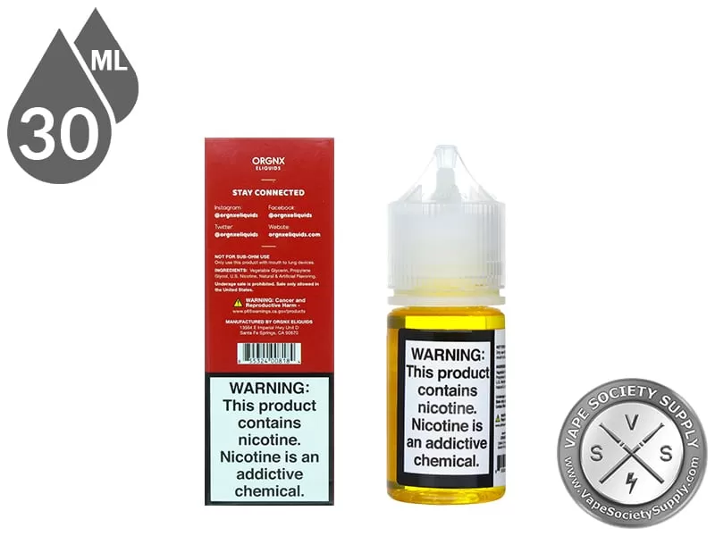 Apple Ice By ORGNX Salt Nic 30ml - Image 3