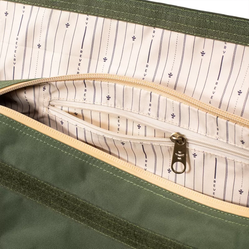 Revelry Around-Towner - Smell Proof Medium Duffle - Navy Blue - Image 2