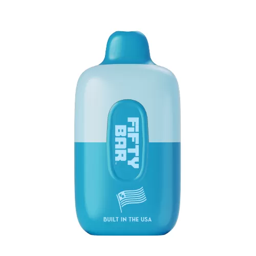 Blue Razzle Ice Disposable Vape (6500 Puffs) by Fifty Bar - Vape Product - Image 3