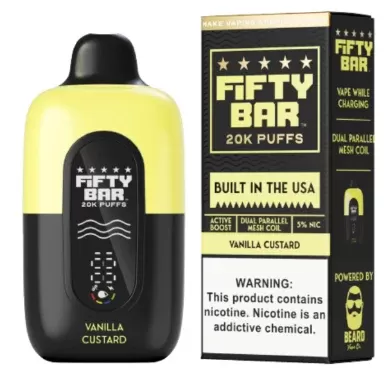 Beard Fifty Bar [20k PUFFS] – Vanilla Custard
