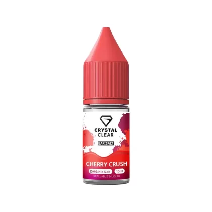 Crystal Clear Bar Salts Cherry Crush Nic Salt Vape Juice - 10mg